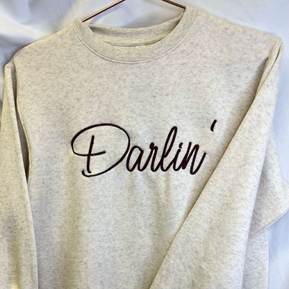 Darlin' Embroidered Sweatshirt